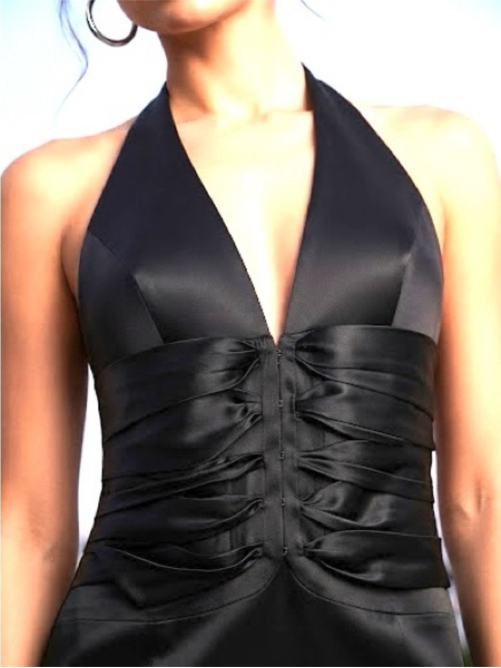 Cache Pleated Halter